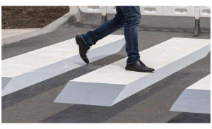 Passages piétons effet 3D expérimentés à Paris – Article – France Info