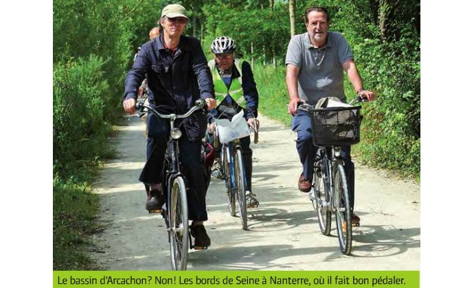 Visite du réseau cyclable de Nanterre 16 juin 2014