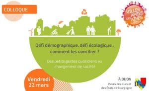 Colloque Villes amies des aînés : Défi démographique, défi écologique : comment les concilier