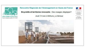 Bicyclette et territoires innovants Béthune 14 mars 2019