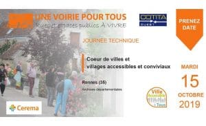 Journée UVT : Coeur de villes et villages accessibles et conviviaux 15/10/19 à Rennes