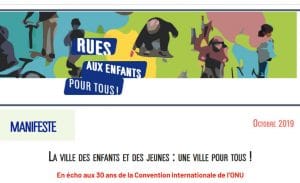 Manifeste : Dix mesures pour une ville accueillante et sûre pour les enfants