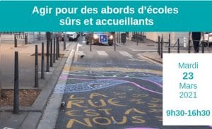 Webinaire Abords d’école sûrs et accueillants – 23 mars 2021