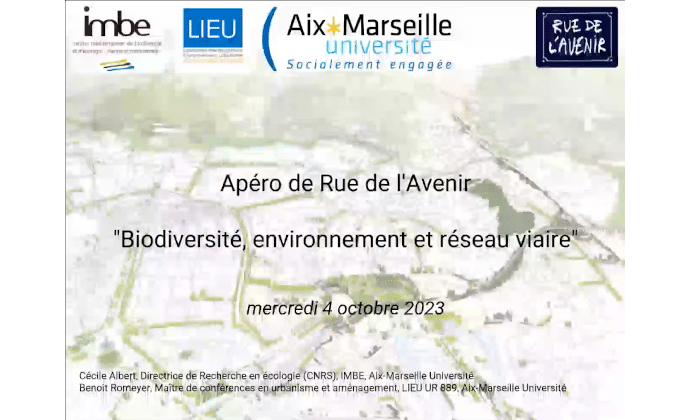 Biodiversité, environnement et réseau viaire – 4 oct. 2023, Cécile ALBERT et Benoît ROMEYER